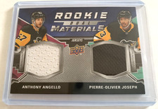 2021-22 UPPER DECK ROOKIE DUAL MATERIALS ANGELLO AND PIERRE-OLIVIER JOSEPH