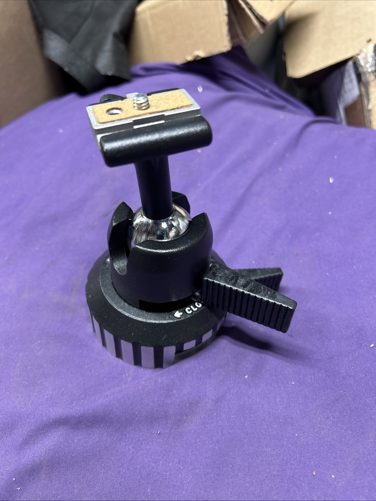 Bogen Manfrotto 3026 Tripod Head with Quick Release Plate Made In Italy