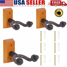 Heavy Duty 3PCS Guitar Hanger Stand Holder Hooks Display Wall Mount Fast Ship US