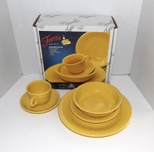 Vintage Fiestaware Sunflower 5 Pc Place Setting 830 320 Homer Laughlin New Other