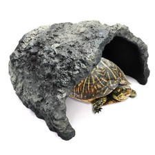 Extra Large Reptile Rock Hide Cave, Resin Cave, Aquarium Decorations Accessor...
