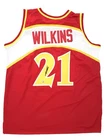 Dominique Wilkins Signed Atlanta Hawks Jersey Auto AWM COA HOF 21 Red NBA