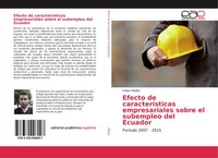 Felipe Villalba | Efecto De CaracteríSticas Empresariales Sobre El Subempleo...