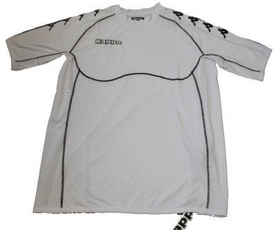  HERREN T-SHIRT SHIRT KURZARM WEISS TRIKOT TAORMINA 301FFY0 KAPPA Gr. XL NEU