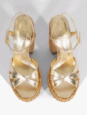 Schutz Keefa Straw Sandal 9.5