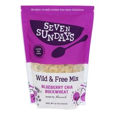 Bluebe Rry Chia Buckwheat Muesli 12 Oz(Case Of 6) By Seven Sundays