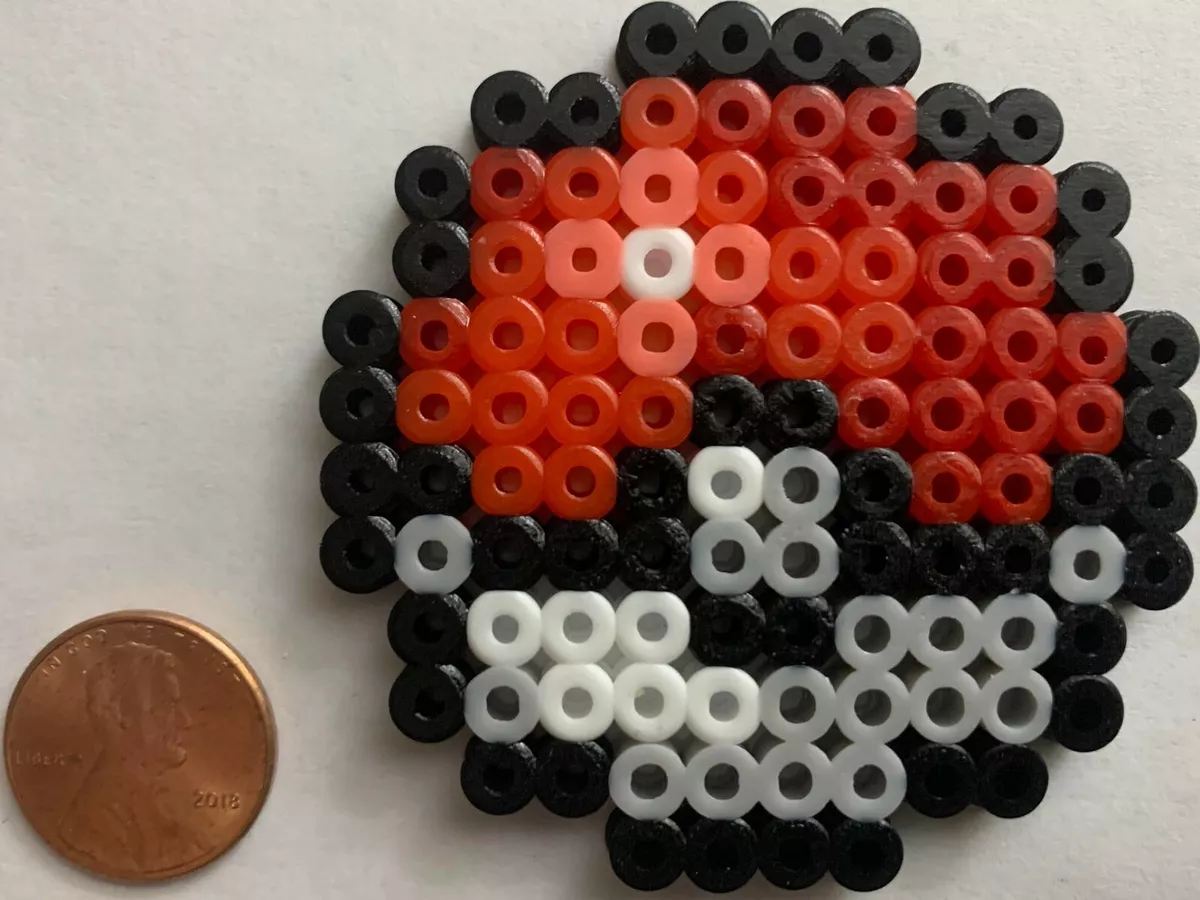 Ultra Ball - Pokeball Perler Bead Pattern, Bead Sprites