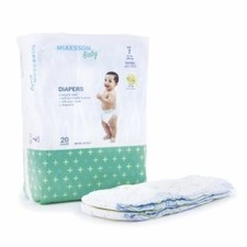 Unisex Baby Diaper Count of 1 by McKesson