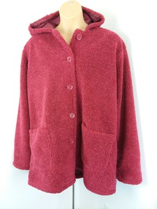 All American Comfort Women Plus Fleece Winter Coat Reversible Hood