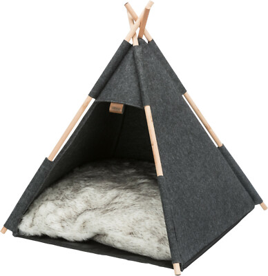 Trixie Höhle Tipi 55x65x55 cm Hund Katze Kuschelhöhle Bett Liegeplatz Hundezelt