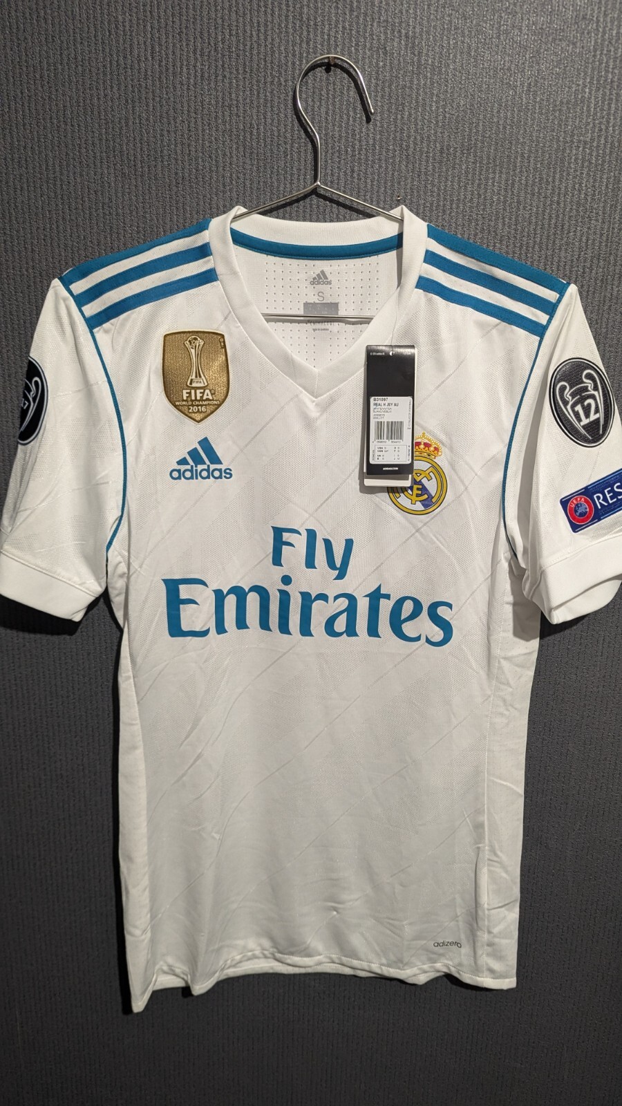 Camiseta de jugador local Real Madrid 2017/2018 nueva muy rara