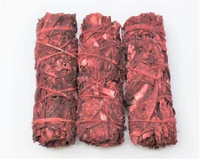 3 x Dragons Blood Smudge Sticks (White Sage Smudge with Dragons Blood Resin)