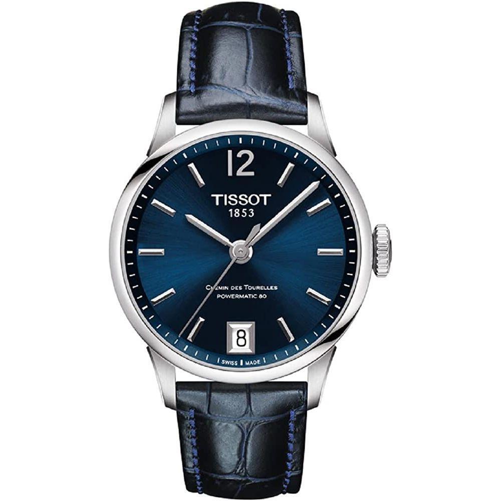 Tissot Chemin Des Tourelles Automatic Blue Dial Ladies Watch T099
