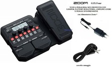 ZOOM G1X FOUR PEDALIERA MULTIEFFETTO PER CHITARRA + ALIMENTATORE LOOPER PATTERN