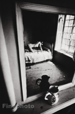1972 Vintage Female Nude In Mirror By JEANLOUP SIEFF Woman Photo