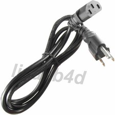 New Lot of 100 PC 5' Computer Monitor Printer Power Cable Cord Cords PS3 xbox