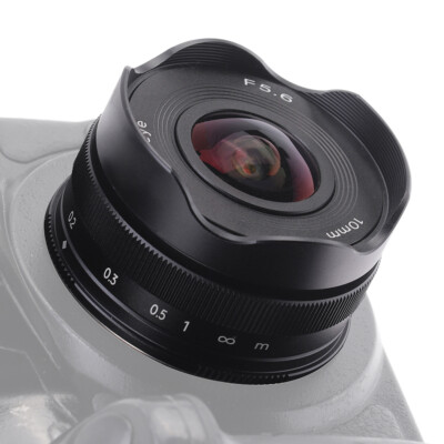 10mm F5.6 APS-C Wide Angle Fisheye Prime MF Lens for Fuji X-mount X-PRO3 Camera