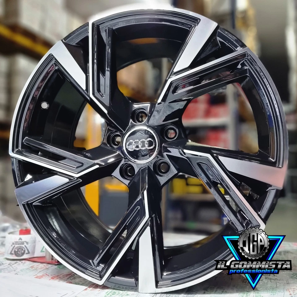 RS6 KIT 4 Cerchi In Lega 17" Compatibili con Audi A3 A4 Q2 Q3 Q5 e-Tron S-line - Imagen 4 de 4