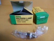 Ushio JCV 100V 100W Screw Base Bulbs Qty 2 NOS