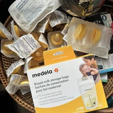 Similac and Medela Lot Milk Storage and Bottle Accessory New in Package