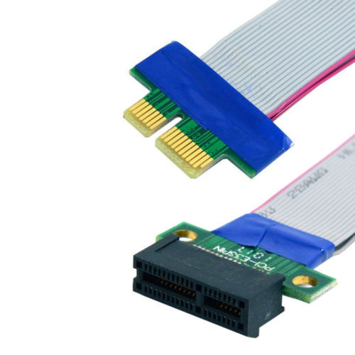 Cavo Di Estensione PCI-E 1X Professionale: Riser Card Ribbon Extender Per Mining E Server, 20 Cm