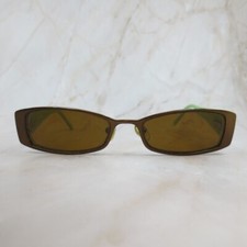 Bongo B Flora Sunglasses Frame Womens Brown Metal Rectangular Full Rim 48-16-135