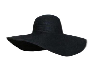 Women Wide Brim Sun Straw Hat Floppy Foldable Roll Up Beach  display picture 1