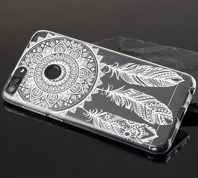 Silikon Tasche Handyhülle mit Traumfänger Motiv Handytasche für