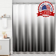 Juegos de cortinas de ducha de tela con 12 ganchos para cortinas de ducha US NEW