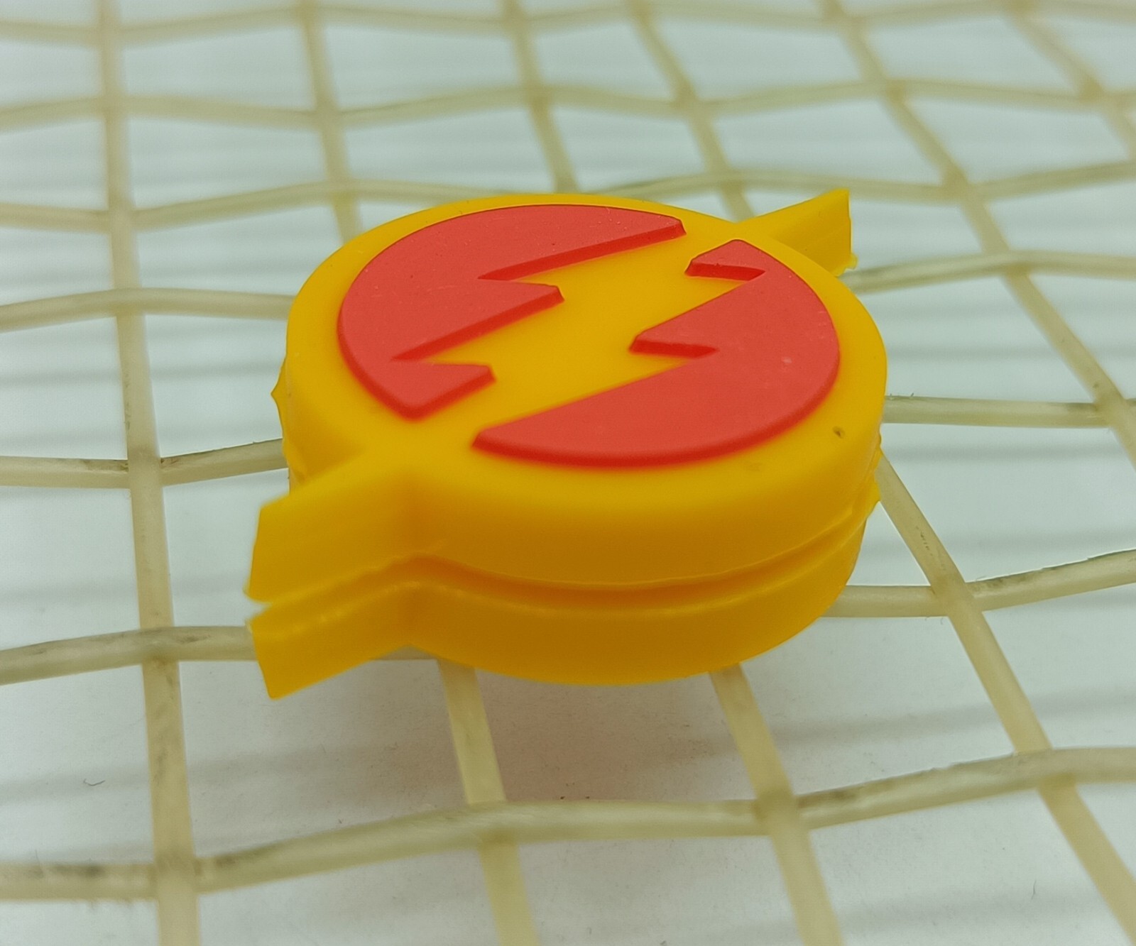 super hero flash lightning logo tennis racquet vibration dampener shock
