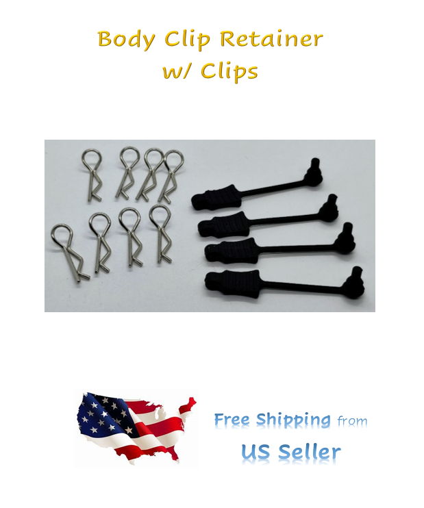 Clips Carrozzeria 1/8 Arrma - Ricambio Originale - Foto 9