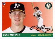 2020 Topps Archives SEAN MURPHY 1955 Style Base Card Athletics RC #65