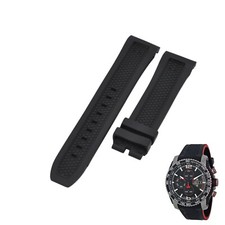 23mm Black Rubber Strap For Tissot PRS516 Extreme T079427A