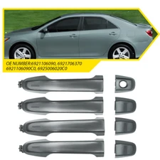 4x Front Rear Left Right Side Exterior Door Handle For 2012-2017 Toyota Camry