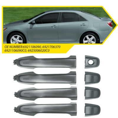 4x Front Rear Left Right Side Exterior Door Handle For 2012-2017 Toyota Camry