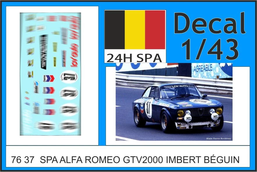 Decalcomanie Scala 1:43 Per Alfa Romeo F1 Transporter – KevinOz-Decals UK