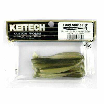 KEITECH Easy Shiner 2'' 3'' 3.5'' 4''５'' Tail Action Rolling Worm Made in Japan