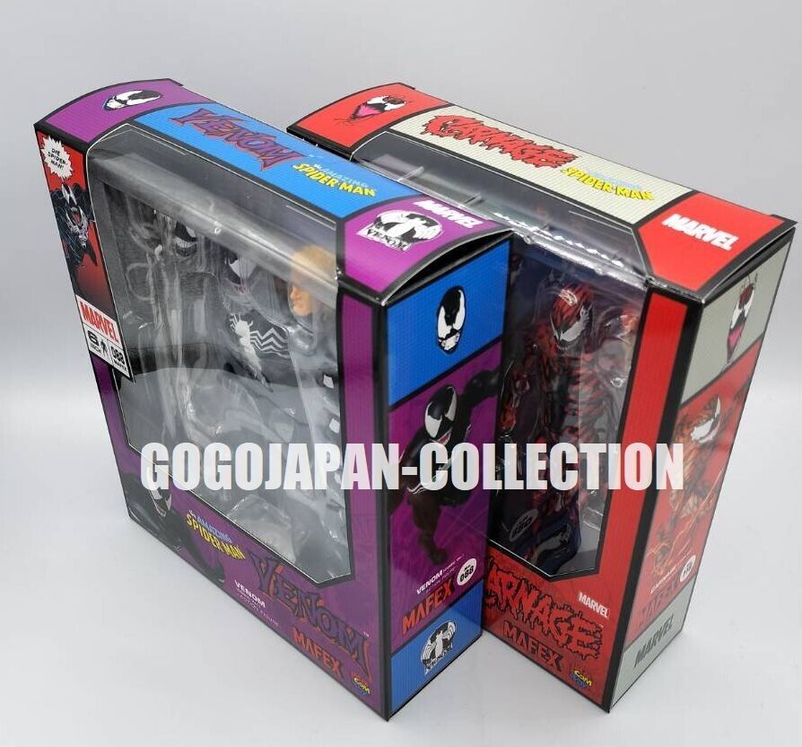 MAFEX No.088 VENOM COMIC Ver. & No.118 CARNAGE COMIC Ver MAFEX No.088 VENOM COMIC Ver. & No.118 CARNAGE COMIC Ver