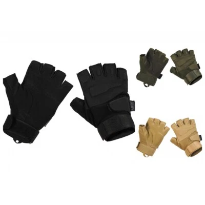 MFH DEFENCE MFH High Defence Tactical Handschuhe Protect ohne Finger Bikerhandschuhe NEU