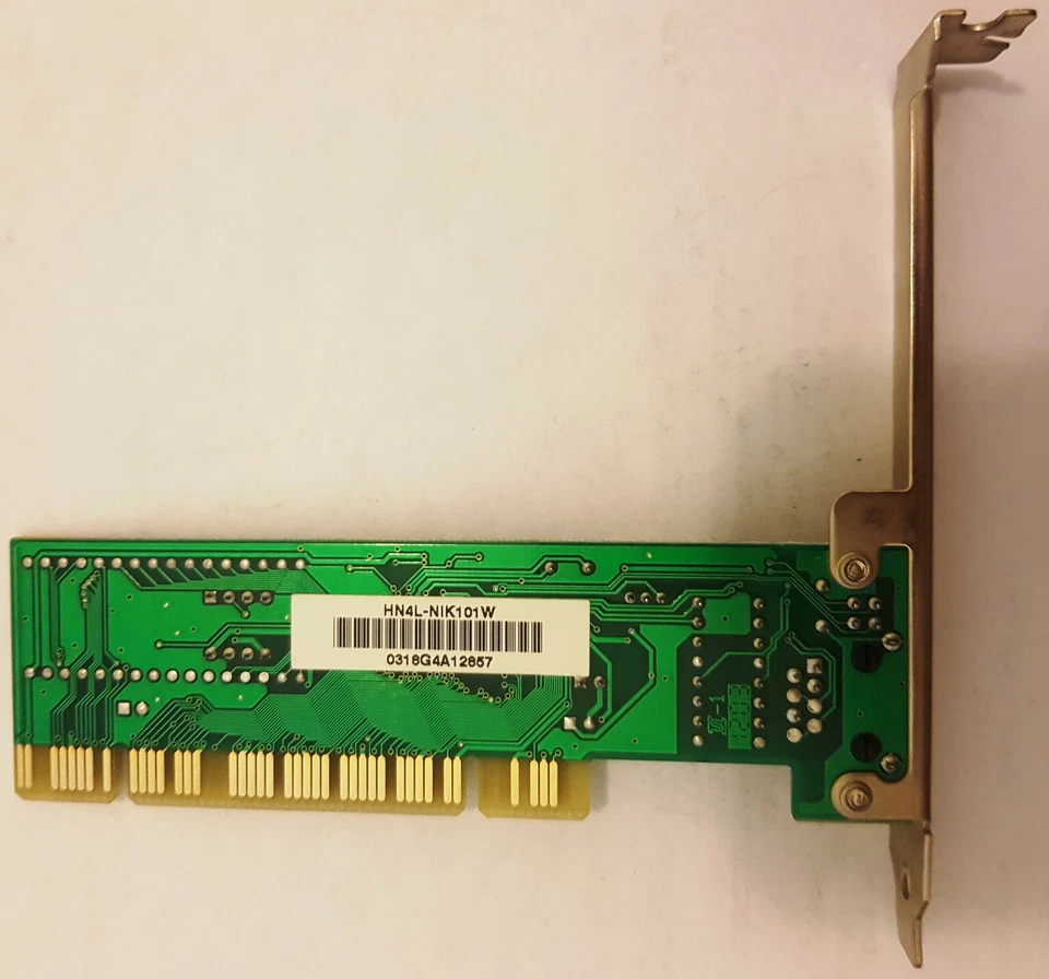 SCHEDA ETHERNET RETE REALTEK HN4L-NIK101W ETHERLINK 10/100 PCI 1x RJ45 - Immagine 3 di 3