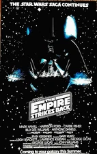Original 1983 Star Wars Darth Vader Poster in Factory tube N.O.S.  22"x34"