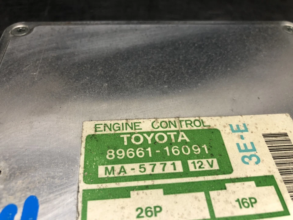 1991 - 1994 年丰田 Tercel 3E-E 发动机电脑 Ecu Ecm Pcm 控制模块 — 第 2/4 张图片