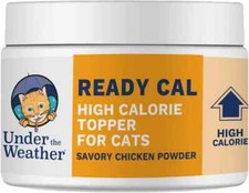 Under the Weather Ready Cal Powder for Cats | High-Calorie, Weight Gainer, Appet