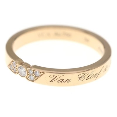 Van Cleef & Arpels Tou Jour Senior Tulle Etoile Diamond Marridge Ring Used fb310