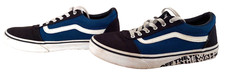 VANS OLD SKOOL SKATER Classic BLUE BLACK SNEAKERS TENNIS SHOES Youth Sz 5 NICE