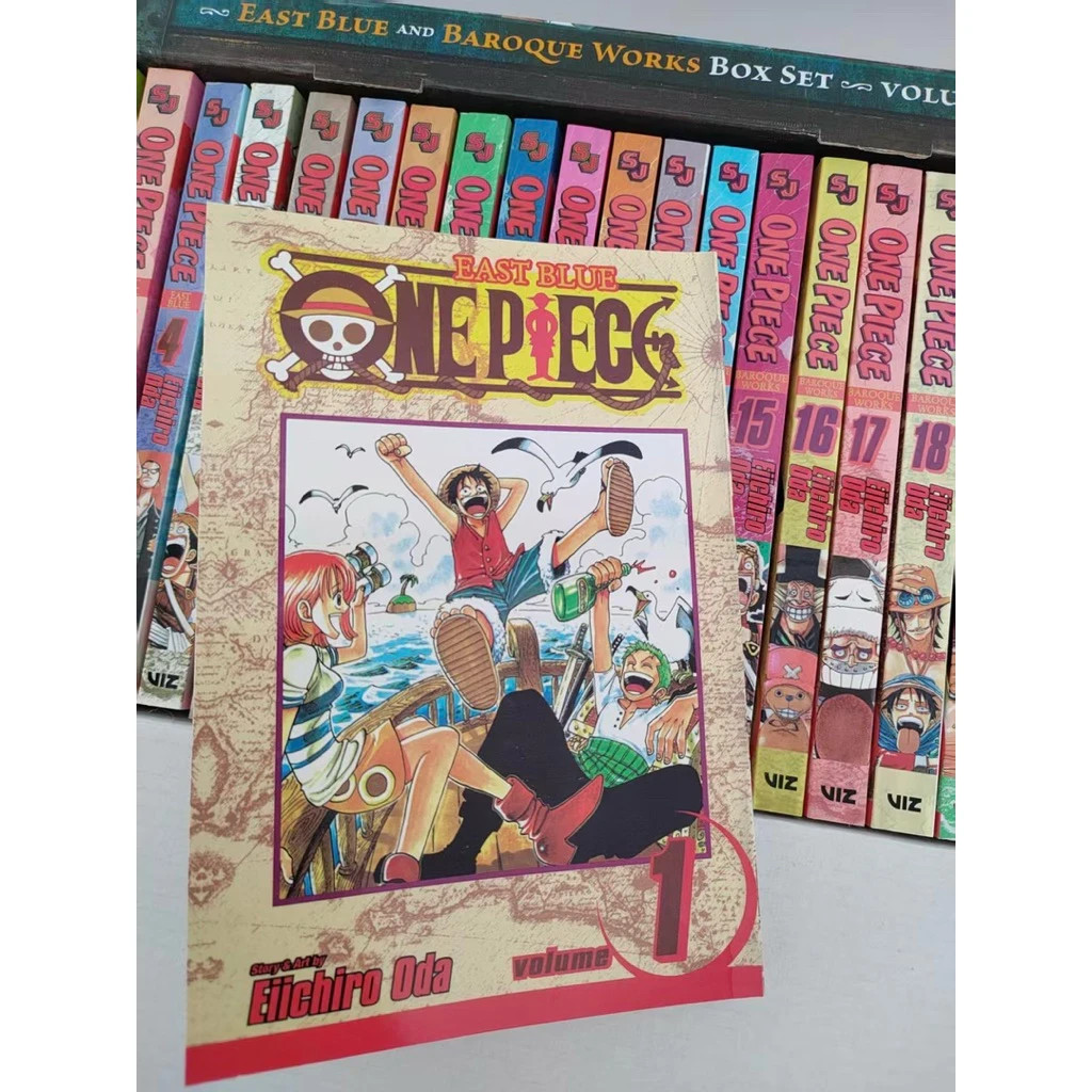 One Piece East Blue And Baroque Works Box Set Volumes 1-23 Manga