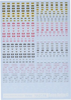 Pooh's Modeling Works Vertex System Marking N3 Plastic Model Decals VSC-N3