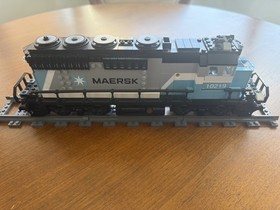 Lego 10219 Maersk Train Locomotive Only Used Rare Retired Set