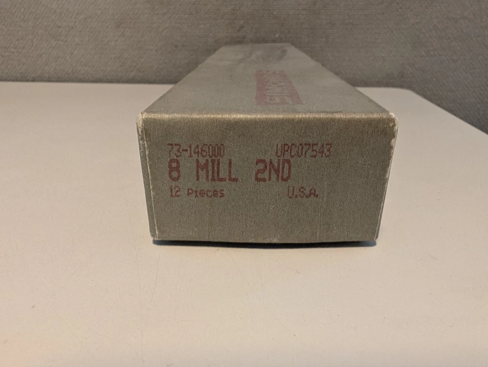 SIMONDS 8" AMERICAN PATTERN MILL SECOND CUT FILE USA - Image 2 of 2
