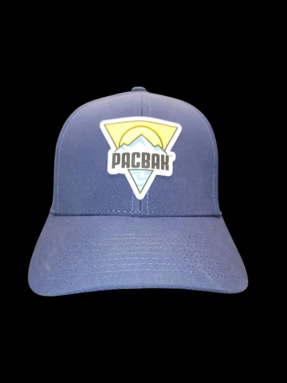 PacBak Performance Snapback Hat Blue Packable Golf Travel Cap Adjustable